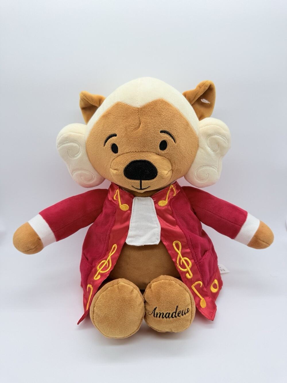Vosego Amadeus Mozart Virtuoso Plush Bear Classical Music Tested WORKS 15"